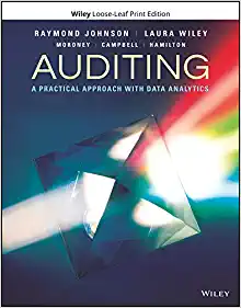 Auditing A Practical Approach with Data Analytics 1st by Raymond N. Johnson